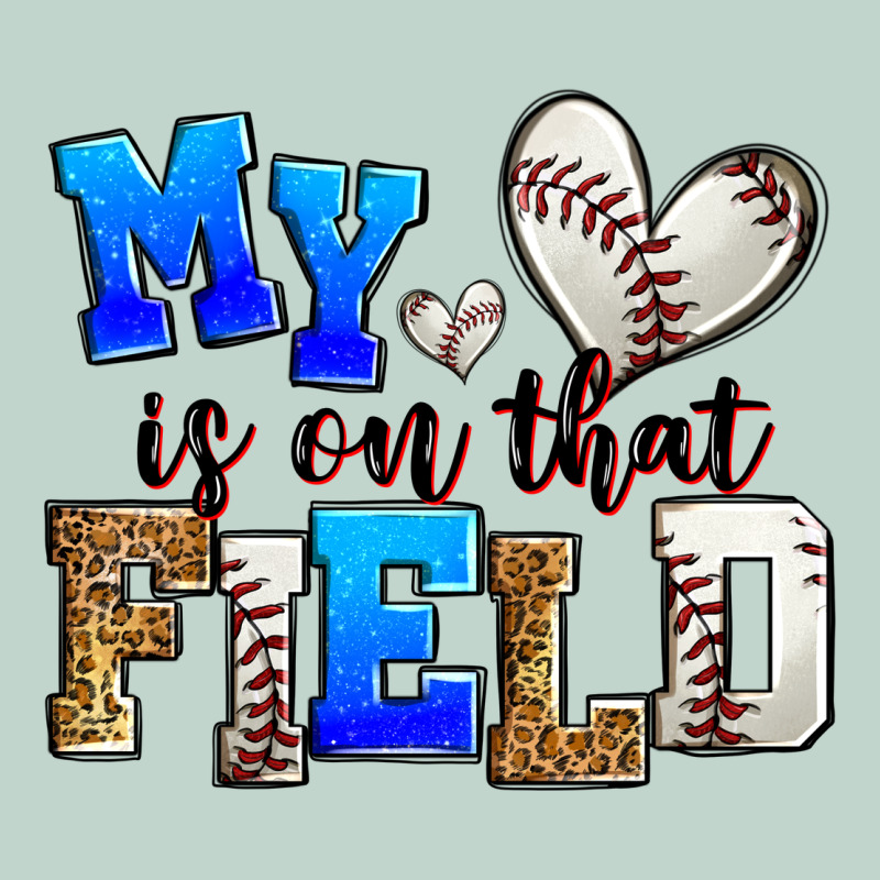 My Heart Is On That Field Baseball Zipper Hoodie by Zillion Design Studio | Teevron