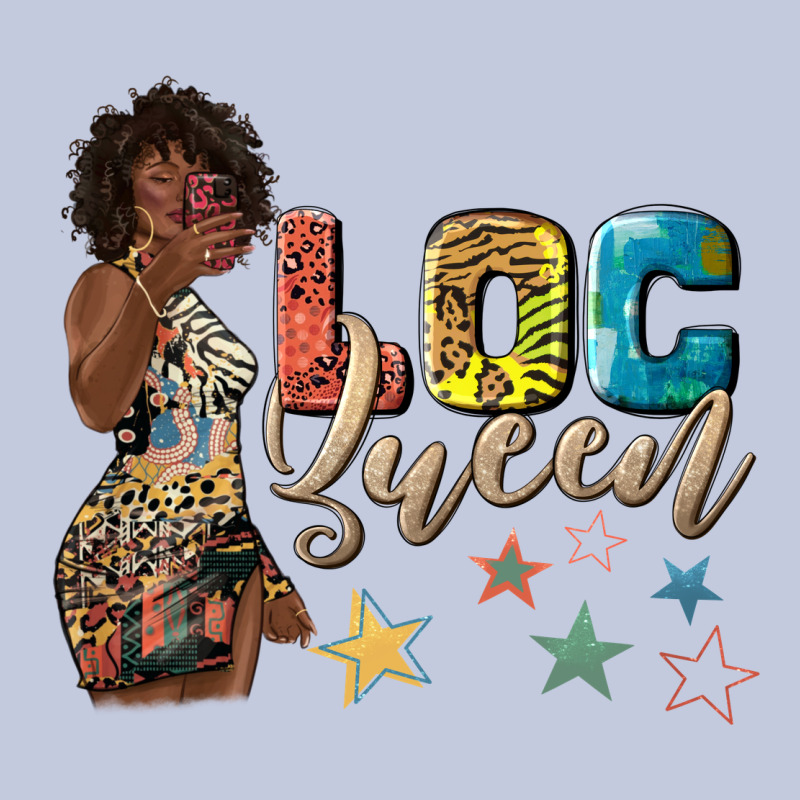 Afro Woman Loc Queen Long Sleeve Tee by texasbilliewilder | Teevron