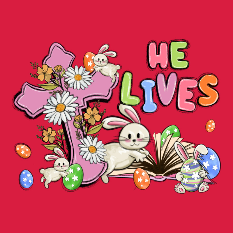 He Lives With Bunnys And Eggs Premium Hoodie by MaliasSmallBusiness | Teevron
