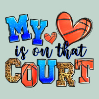 My Heart Is On That Court Basketball Zipper Hoodie | Teevron
