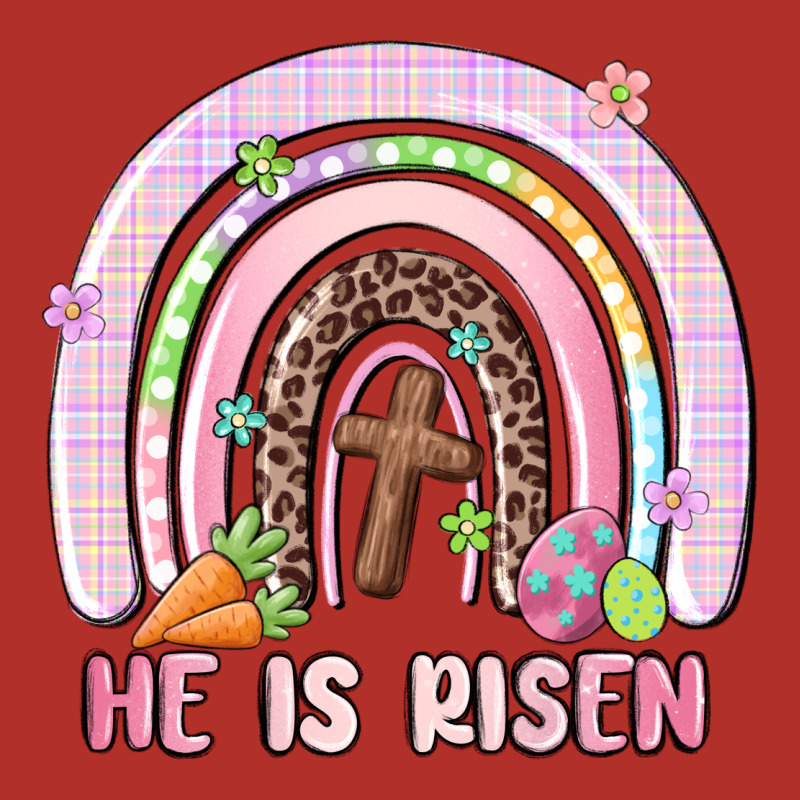 He Is Risen Easter Rainbow Premium Hoodie by MaliasSmallBusiness | Teevron