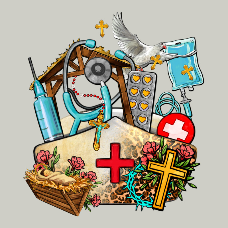 Nurse  Cross And Jesus Heavyweight Hoodie by AdoDesignShop | Teevron