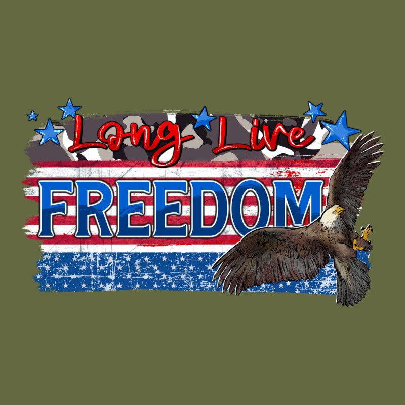 Long Live Freedom Long Sleeve Tee by Zillion Design Studio | Teevron