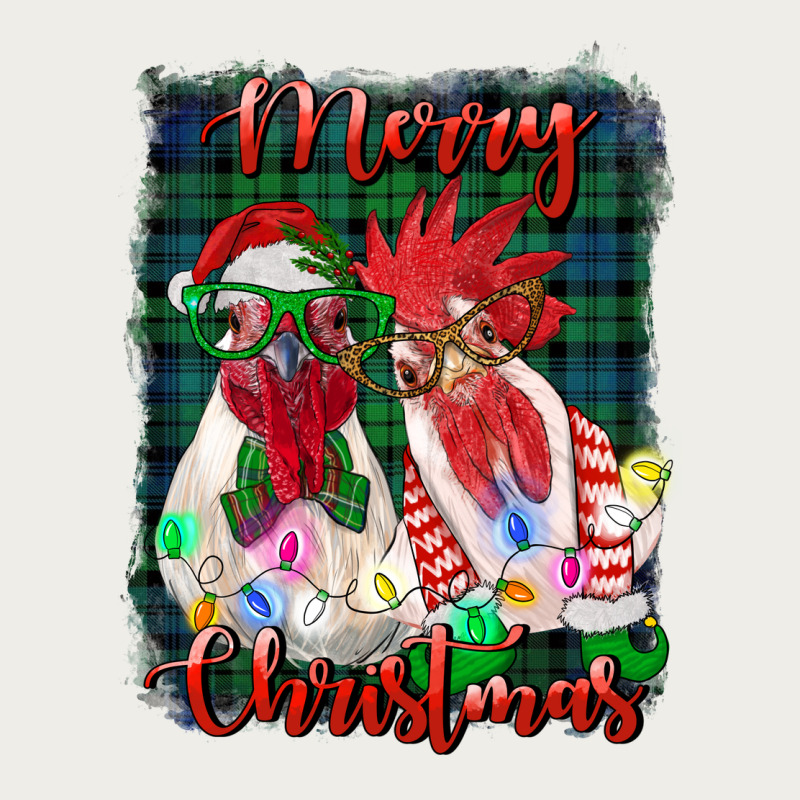 Christmas Roosters With Background Zipper Hoodie by RanaPortraitStore | Teevron