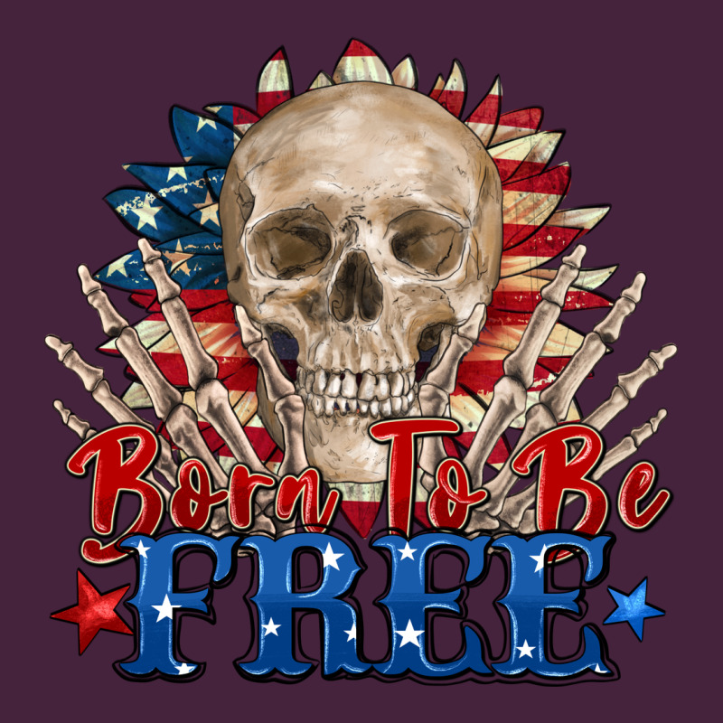 Born To Be Free Skeleton Long Sleeve Tee by Zillion Design Studio | Teevron