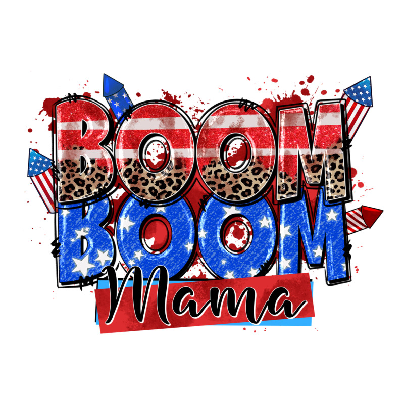 Boom Boom Mama Long Sleeve Tee by Zillion Design Studio | Teevron