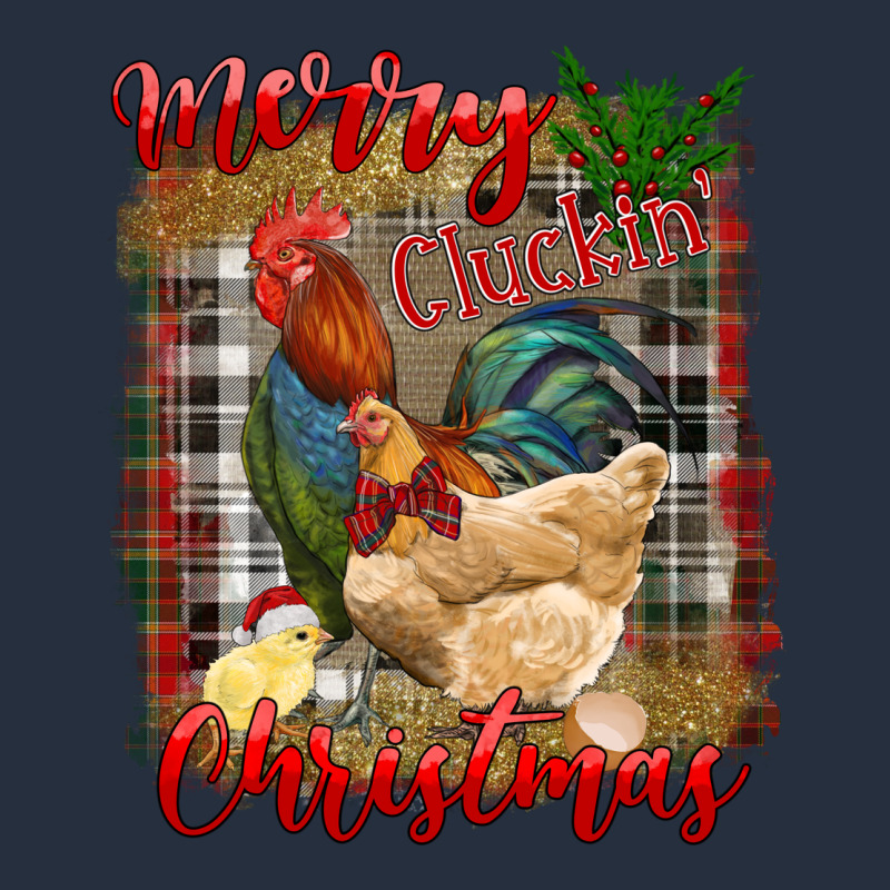 Merry Cluckin' Christmas Zipper Hoodie by RanaPortraitStore | Teevron