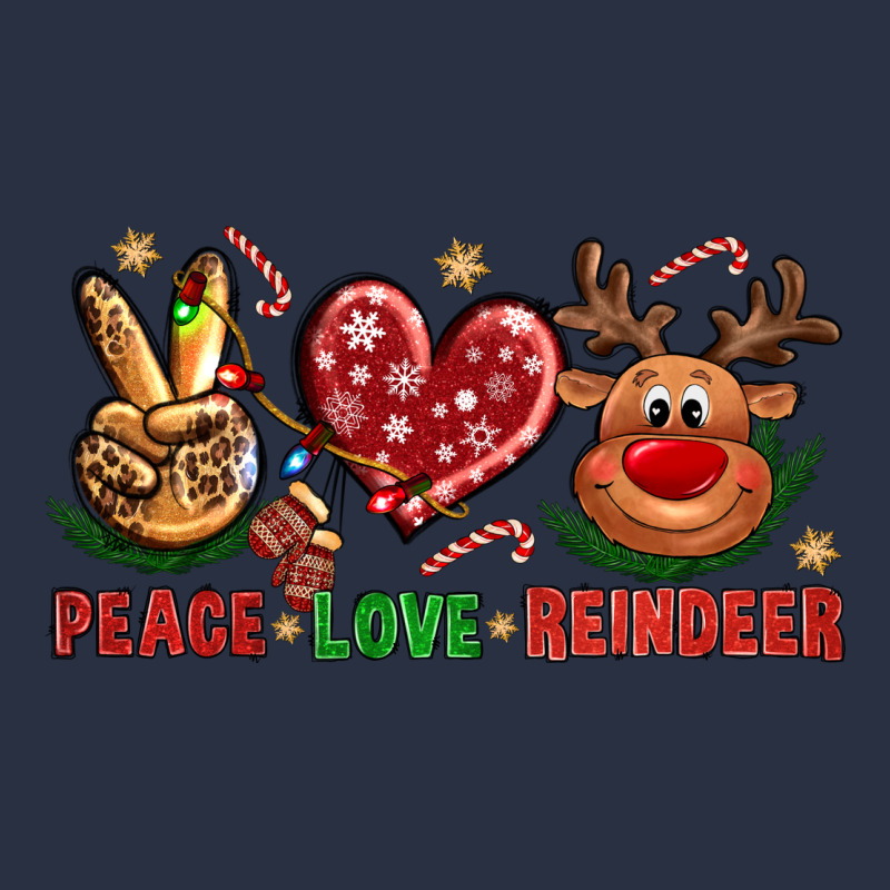 Peace Love Reindeer Christmas Urban Hoodie by NancyCooperArtShop | Teevron
