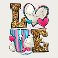 Love Volleyball Zipper Hoodie | Teevron