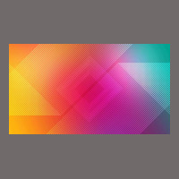 Multicolor Abstract Lines Urban Heavy Tee | Teevron