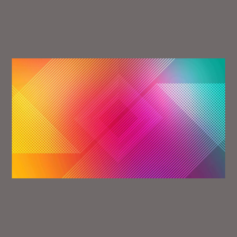 Multicolor Abstract Lines Urban Heavy Tee by chombo | Teevron