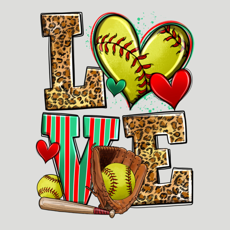 Love Softball Zipper Hoodie by Zillion Design Studio | Teevron