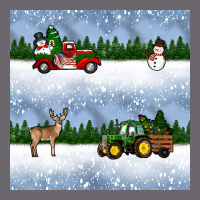 Christmas Snow Truck Seamless Pattern Premium Sweatshirt | Teevron