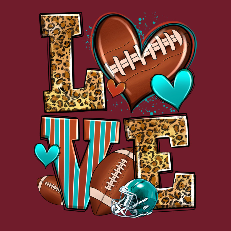 Love American Football Zipper Hoodie by Zillion Design Studio | Teevron