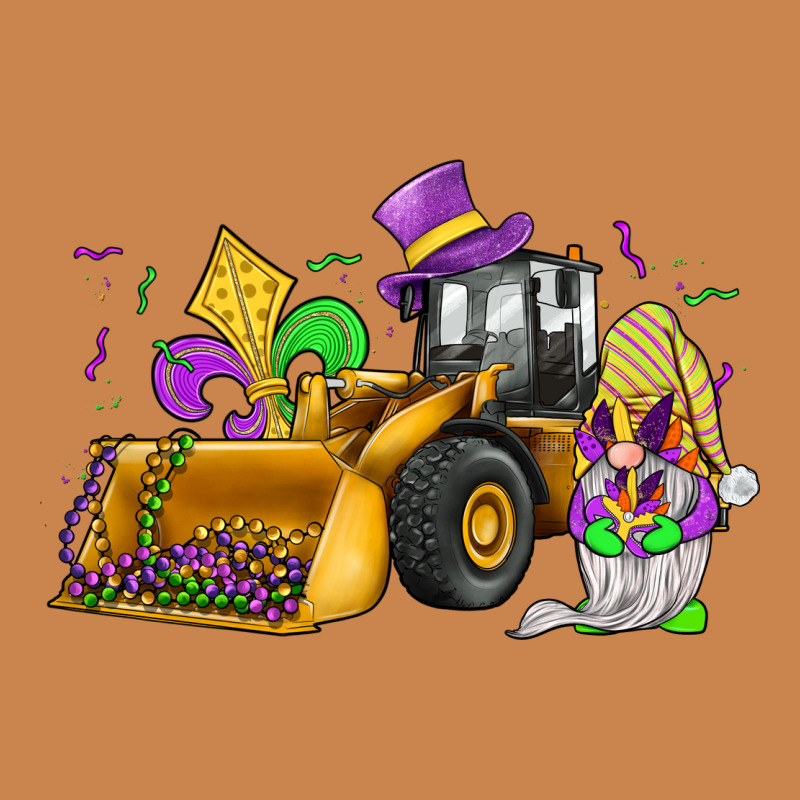 Mardi Gras Gnome Bulldozer Heavyweight Hoodie by JahusDesignShop | Teevron