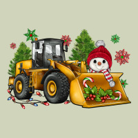 Christmas Bulldozer Snowman Heavyweight Hoodie | Teevron