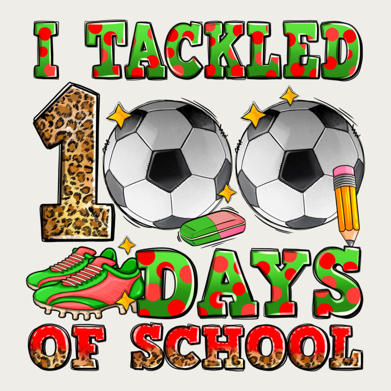 I Tackled 100 Days Of School Soccer Zipper Hoodie by Zillion Design Studio | Teevron