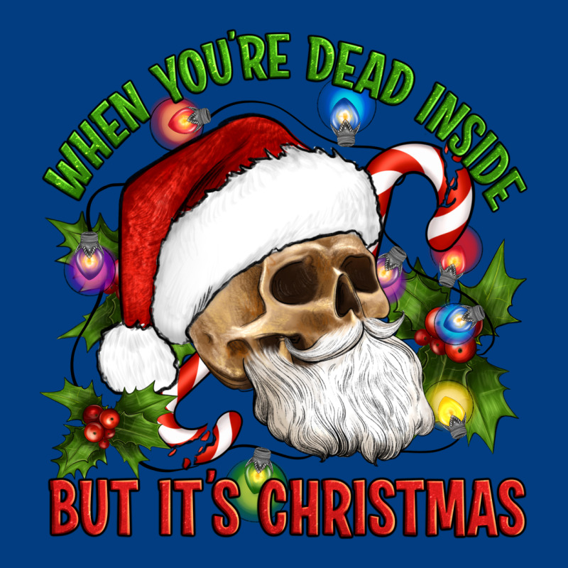 When You're Dead Inside But It's Christmas Hippie Skeleton Santa Premium Sweatshirt by Artiststas | Teevron