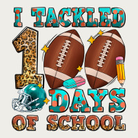 I Tackled 100 Days Of School American Football Zipper Hoodie | Teevron