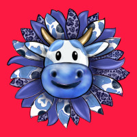 Blueberry Milkshake Cow Sunflower Zipper Hoodie | Teevron