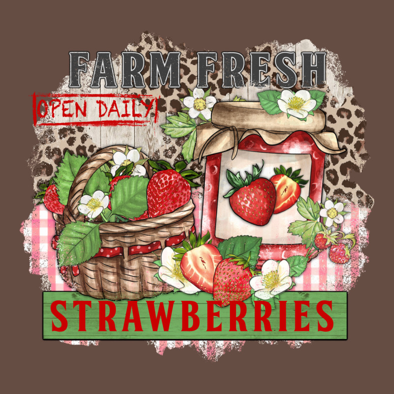 Farm Fresh Strawberries Long Sleeve Tee by Zillion Design Studio | Teevron