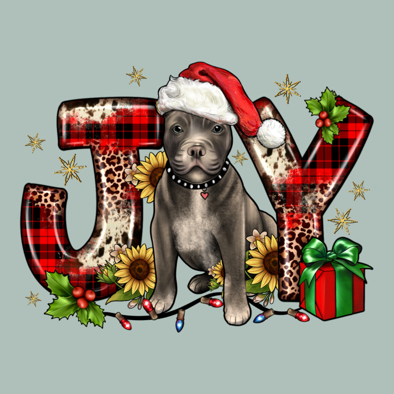 Christmas Joy Pitbull Heavyweight Hoodie by JahusDesignShop | Teevron