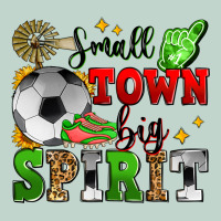 Small Town Big Spirit Soccer Zipper Hoodie | Teevron
