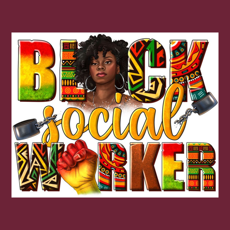 Black Social Worker Long Sleeve Tee by texasbilliewilder | Teevron