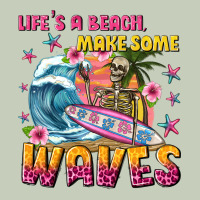 Lifes A Beach Make Some Waves Classic Tee | Teevron