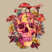 Floral Skeleton With Mushrooms Long Sleeve Tee | Teevron