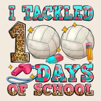 I Tackled 100 Days Of School Volleyball Zipper Hoodie | Teevron