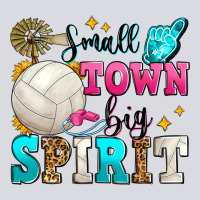 Small Town Big Spirit Volleyball Zipper Hoodie | Teevron