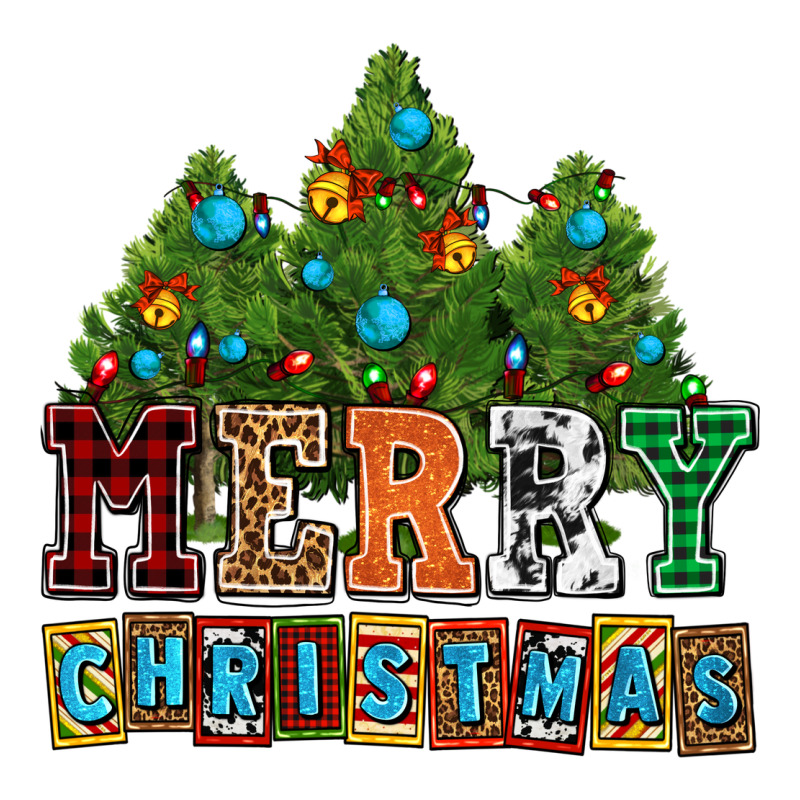 Merry Christmas With Christmas Trees Premium Sweatshirt by AdoDesignShop | Teevron