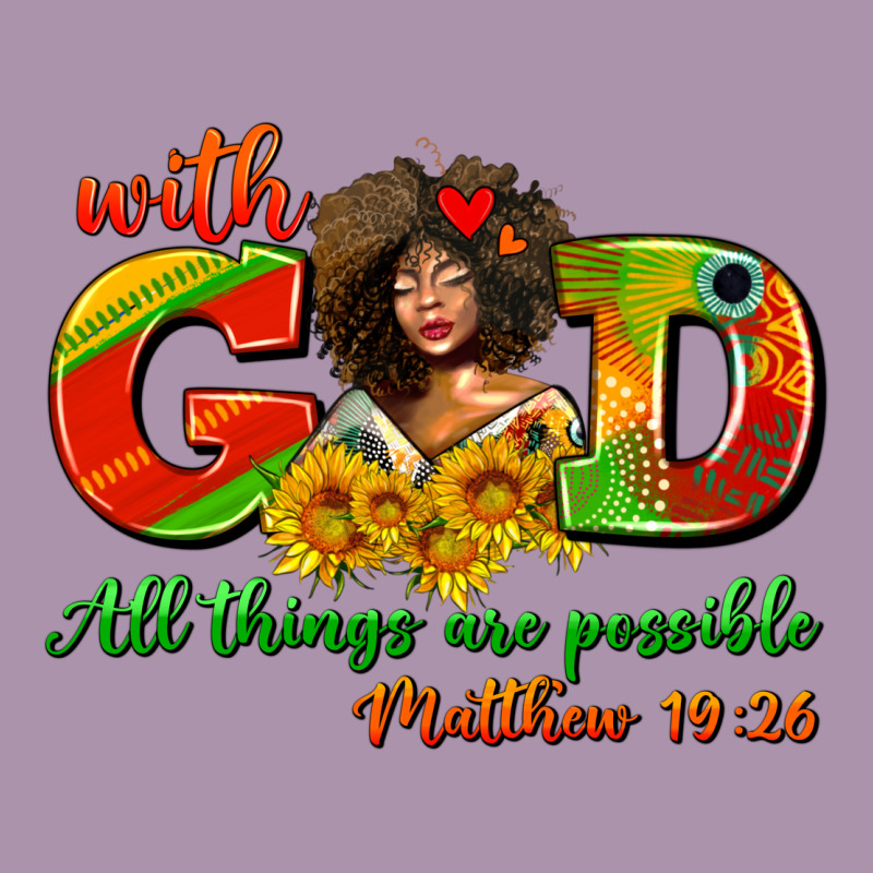 With God All Things Are Possible Juneteenth Heavyweight Hoodie by AdoDesignShop | Teevron