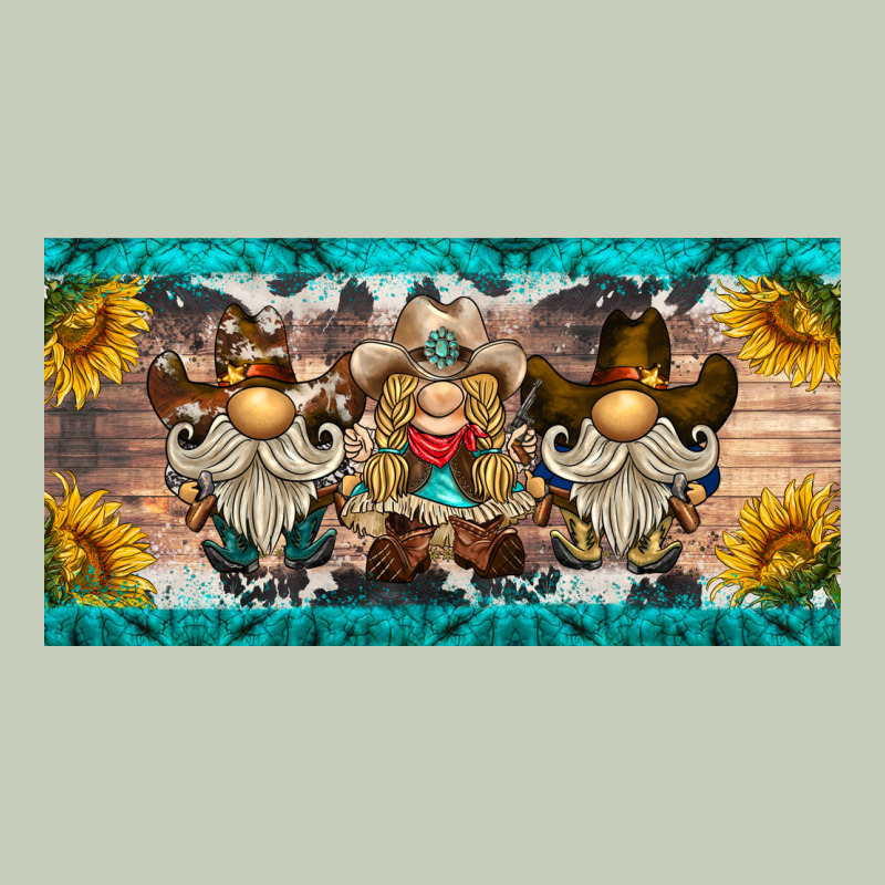 Western Gnome License Plate Ladies Tee by BarkalooDesign | Teevron