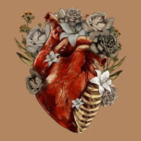 Flower Anatomical Heart Long Sleeve Tee | Teevron