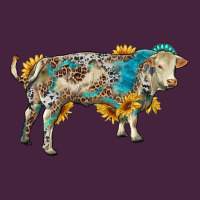 Charolais Bull With Sunflowers And Gemstone Western Patterns Classic Tee | Teevron