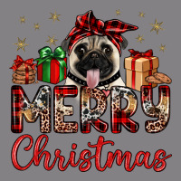 Merry Christmas Pug Heavyweight Hoodie | Teevron