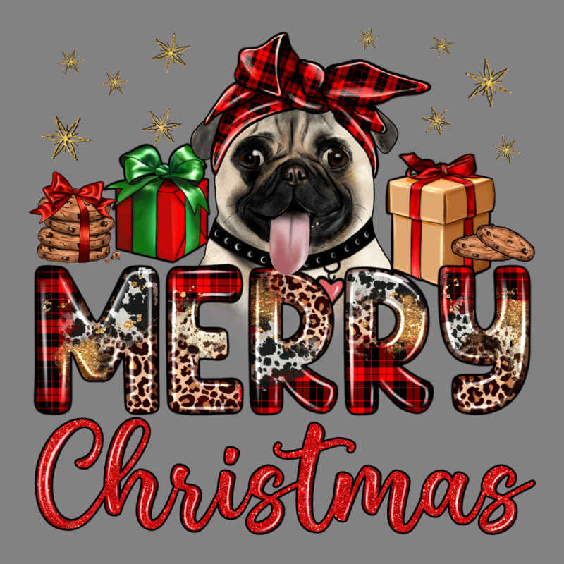 Merry Christmas Pug Heavyweight Hoodie by JahusDesignShop | Teevron