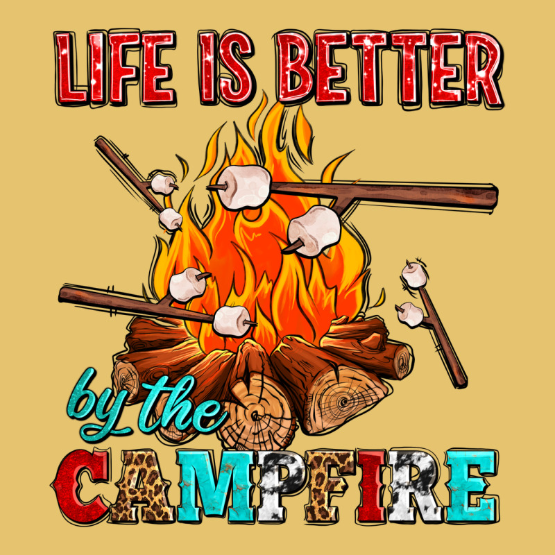 Life Is Better By The Campfire With Marshmallows Premium Sweatshirt by AdoDesignShop | Teevron