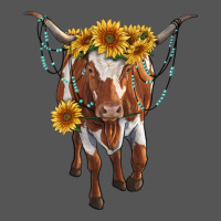 Longhorn Cow With Sunflowers Zipper Hoodie | Teevron