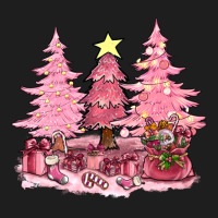 Pink Christmas Trees With Gift Box Bbs Heavyweight Hoodie | Teevron