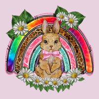 Easter Rabbit Rainbow Ladies Tee | Teevron