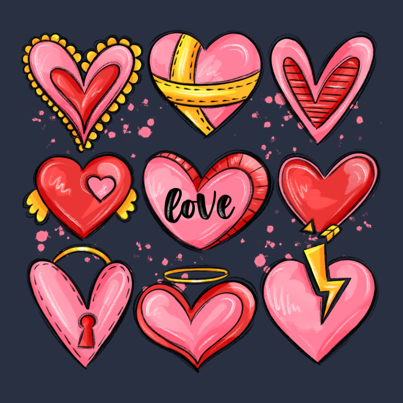 Sketch Hearts Urban Hoodie by MaliasSmallBusiness | Teevron