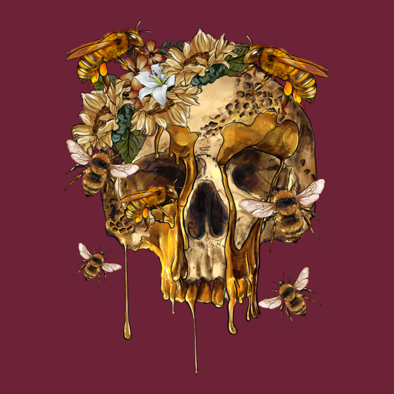 Flower Skeleton Bees Long Sleeve Tee by RanaPortraitStore | Teevron