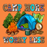 Camp More Worry Less Premium Sweatshirt | Teevron