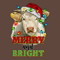 Merry And Bright Charolais Cattle Cow With Christm Classic Tee | Teevron