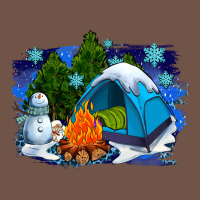 Winter Camping With Camp Fire Premium Sweatshirt | Teevron