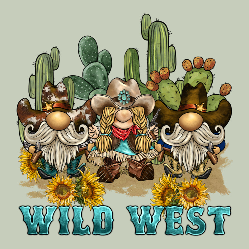 Wild West Western Gnome Ladies Tee by BarkalooDesign | Teevron