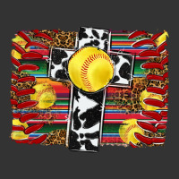 softball cross serape leopard background | Teevron